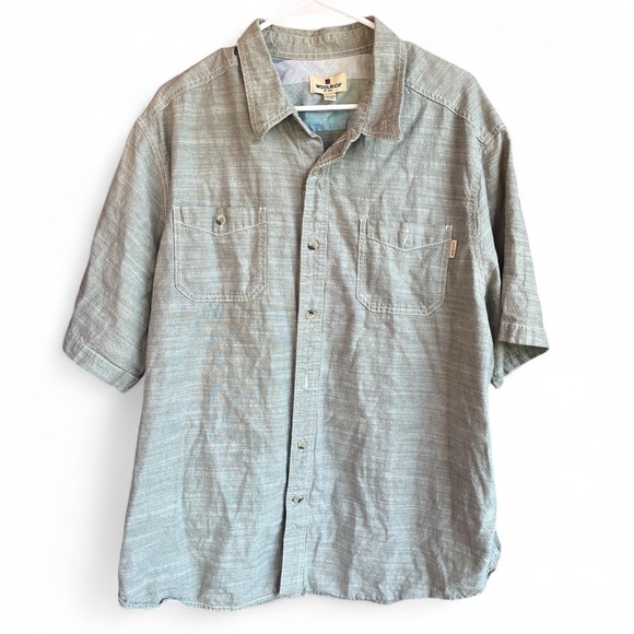 Woolrich Men’s Cotton Casual Button Down Size XXL - Picture 1 of 7